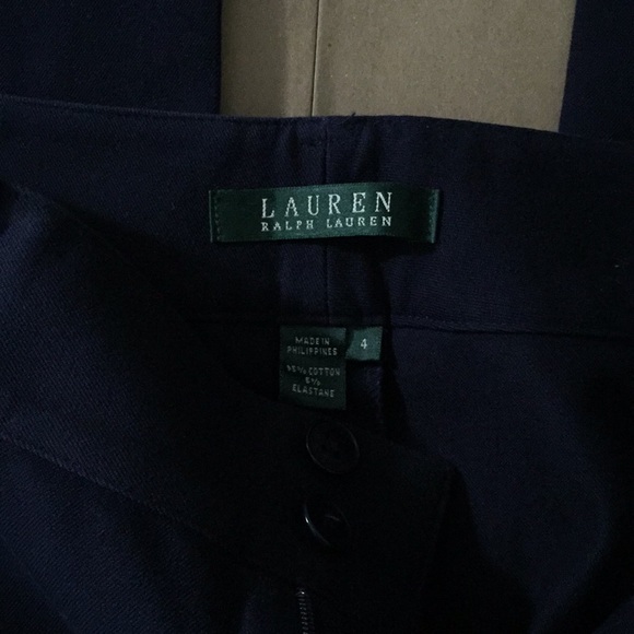 Lauren Ralph Lauren Stretch Straight Leg Pant Trousers - Picture 2 of 9